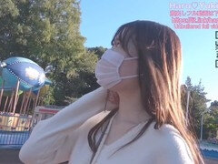 Japanese girl, public blowjob, blowjob
