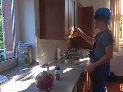 Enthousiasteling, Kont, Grote mammen, Auto, Sperma shot, Hondjeshouding, Sperma in gezicht, Buiten