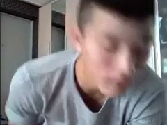 Asiatique, Grosse bite, Homosexuelle, Coréenne, Masturbation, Webcam