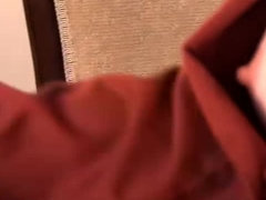 Lisa fingers herself at the office