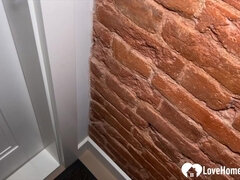 Leie, Arsch, Braunhaarige, Kehlenfick, Freundin, Hardcore, Selbstgemacht, Russisch