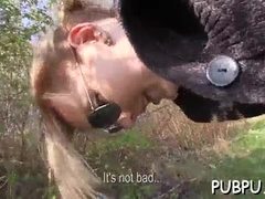 Blonde, En levrette, Européenne, Hard, Public, Réalité, Rugueux, Mouillée