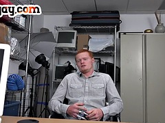 Leie, In den arsch, Grosser schwanz, Schwarz, Schwarz, Schwul, Interrassisch, Büro