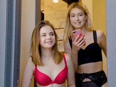 18, 舐める尻, 美女, フェティッシュ, ロシア人, ストッキング, タトゥー, ティーン
