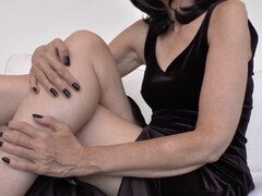 Schwarz, Fetisch, Fingern, Deutsch, Masturbation, Reif, Milf, Solo
