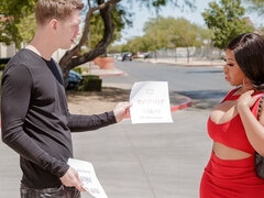 Gros seins, Noire, Sucer une bite, Trou de la gloire, Branlette thaïlandaise, Hard, Interracial, Pénis