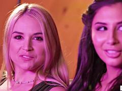 Big-Titted Stepmom Sarah Vandella Joins Kyler Quinn and Gianna Dior for Threesome Double-Pen