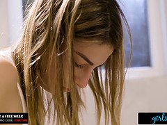 Grote mammen, Hd, Lesbisch, Masturbatie, Natuurlijke tieten, Realiteit, Rubebrstof, Alleen