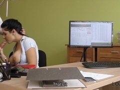 Blasen, Vollbusig, Pummelig, Tschechisch, Hd, Büro, Pov, Jungendliche (18+)