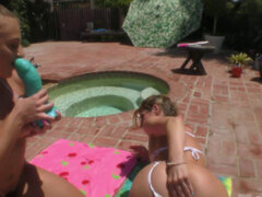Anal, Blonde, Lesbian, Outdoor, Toys