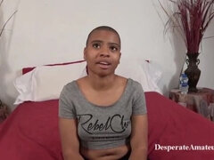 First Time Casting with Nyx - Desperate Amateurs Blowjob & Big Cock Interracial Scene