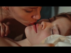 Lesbisch, Likken, Kut duiken, Roodharige vrouw, Tiener, Tieten likken