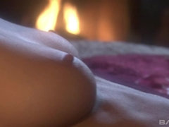 茶髪の, クリトリス, ピアス, オマンコ