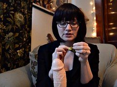 フェラチオ, 着衣女と全裸男, コンドーム, 入門, 淫乱熟女