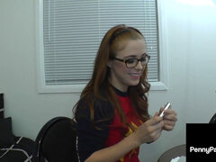 Anal, Cul, Tir de sperme, Lunettes, Branlette thaïlandaise, Petite femme, Rousse roux, Soeurs