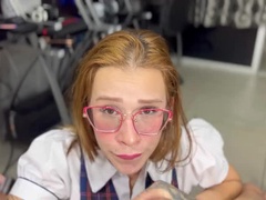 Seductive Latina Step Sister Fucks Gamer Step Brother - POV Blowjob and Cum Drinking