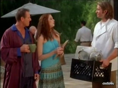 Biseksueel, Rondborstig, Erotisch, Fetisj, Buiten, Openbaar, Softcore pornografie, Tieten likken