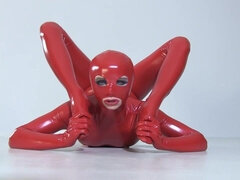 Fétiche, Souple, Latex, Pute, Serré