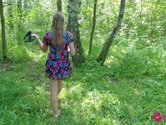 Enthousiasteling, Vrouw, Hd, Masturbatie, Orgasme, Buiten, Openbaar, Alleen