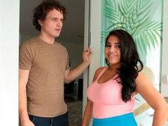 Gorda, Culo grande, Mamada, Morena, Estilo perrito, Penetracion con dedos, Besar, Madres para coger