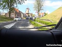 Blowjob, Cumshot, Dutch, Hd, Public, Threesome, Tits