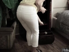 Papi, Tochter, Familie, Behaart, Handjob, Latina, Zierlich, Muschi