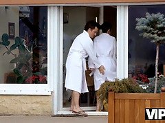Sucer une bite, Papa, Hard, Hd, Léchez, Piscine, Rasée, Adolescente