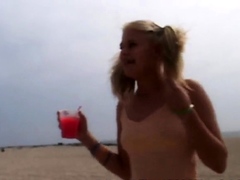Sexy solo blonde teen