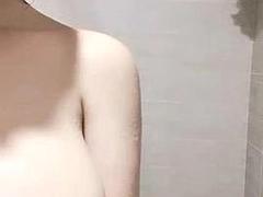 Amateur, Asiático, Chino, Linda, Público