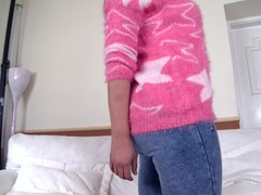 Arsch, Grosser arsch, Grosse titten, Jeans, Milch, Natürlichen titten, Muschi, Spanisch