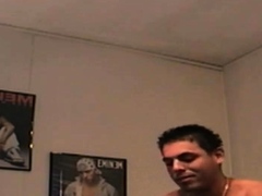 Straight guy enjoys solo masturbating
