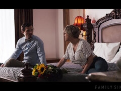 Жопа, Большие сиськи, Минет, Грудастые, Кончили внутрь, Член, Милф, Мачеха