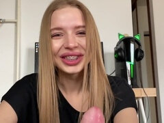 Mamada, Semen en la boca, Ruso, Adolescente