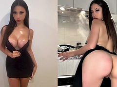 In den arsch, Asiatisch, Grosser schwanz, Braunhaarige, Spermaladung, Gruppe, Latina, Massage