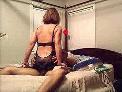 light-haired wife on real homemade