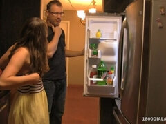 800DAD - Milf Slut Shows Young Whore in Threesome Fuck