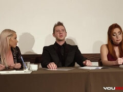 Blonde, Sucer une bite, Bondage, Européenne, 2 femmes 1 homme, Énorme, Mère que j'aimerais baiser, Nénés