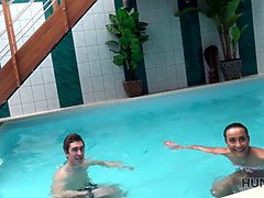 18, フェラチオ, 茶髪の, 浮気する, チェコ, ヤリマン, 息子, ティーン
