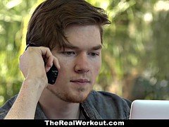 Grosse titten, Blondine, Aufs gesicht abspritzen, Milf