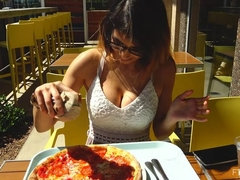 Anal, Bailar, Vestido, Extremo, Masaje, Público, Juguetes, Bajo la falda