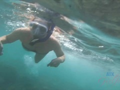 Amateur, Playa, Bikini, Mamada, Masturbacion con pies, Novia, Pov