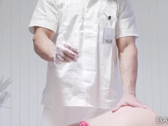 In den arsch, Arsch, Europäisch, Natürlichen titten, Krankenschwester, Piercing, Muschi, Tätowierung