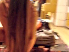 茶髪の, ガリガリ, ティーン, スカートのぞき, のぞき