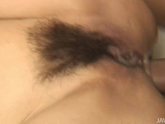 アジア人, チン, ダブル開発, 指いじり, ハードコア, 淫乱熟女, フェラする, 三人