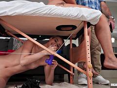 Grosse titten, Blondine, Braunhaarige, Hd, Massage, Milf, Strapon, Titten