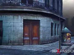 3d, アナル, バック, のぞき穴, Hd, 異人種間, 怪物, 剃毛