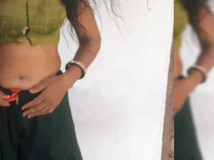 18 años, Engañando, Ropa a, Indio, Pantaletas, Público, Falda, Mojado