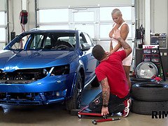 Rim4k. beautiful lady helen worships boner and arsehole