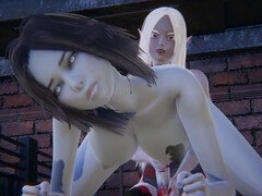 Tridimensionnel, Éjaculation interne, Futanari, Branlette thaïlandaise