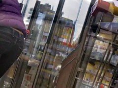 Flashing, Spijkerbroeken, Buiten, Openbaar, Tiener, Bekijker